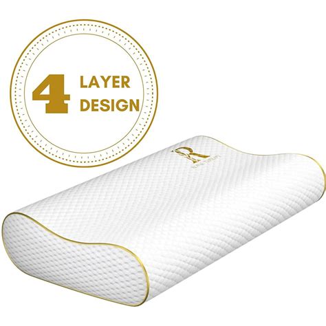 royal therapy  layer queen memory foam pillow bed pillow  neck