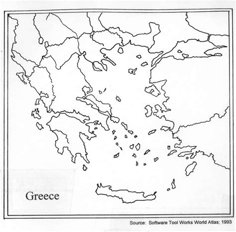 map  ancient greece printable printable maps