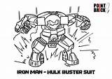 Lego Hulk Coloring Iron Man Pages Buster Hulkbuster Colorare Da Disegni Colouring Ironman Avengers Color Kids Di Elves Ed Marvel sketch template