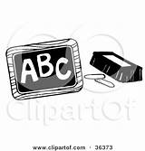 Eraser Chalkboard Chalk Clipart Illustration Abc Beside Written Loopyland Poster Prints Outline Coloring Print Royalty Blue Perera Lal Also These sketch template
