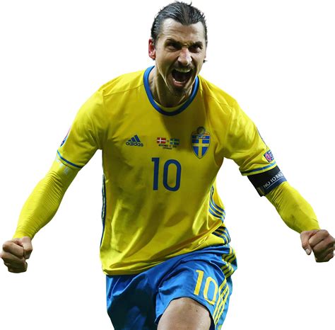 zlatan ibrahimovic sweden football render footyrenders