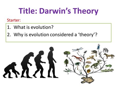 darwins theory teaching resources
