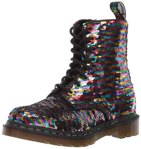 dr martens dr martens  pascal seqn boots rainbow multi silver walmartcom walmartcom