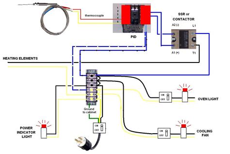 wiring diagram baking element