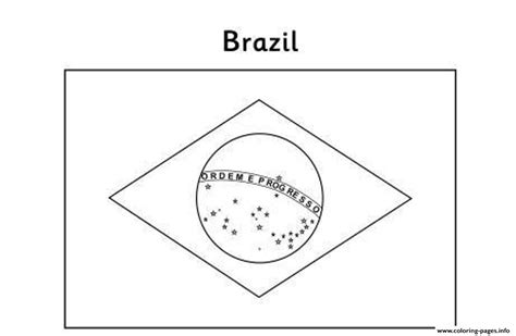 brazilian flag coloring sheet flag brazil coloring printable flags