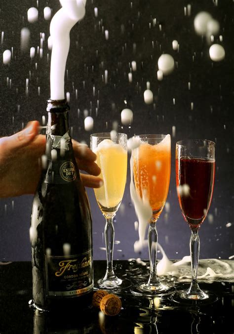 pop goes the celebration champagne cocktails for new year s eve the