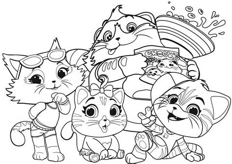 cats coloring page  printable coloring pages  kids