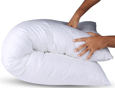 ultra soft body pillow long side sleeper pillows  cotton cover