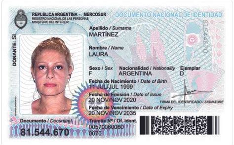 Documento Nacional De Identidad Argentina Wikiwand