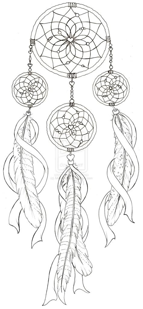 printable dream catcher coloring pages customize  print