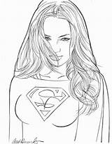 Supergirl Coloring Pages Getcolorings sketch template