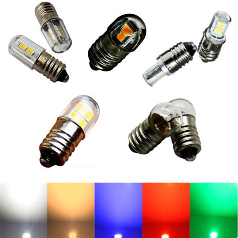 E10 Led Replacement Lighting 6v Bulbs Iluminating Star Advent Warm