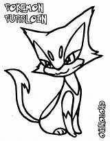 Coloring Pages Pokemon Purrloin Pyroar Getcolorings Col Sheets sketch template