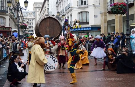 desfile del sabado de carnaval  en zaragoza