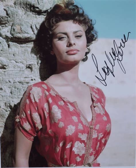 Sophia Loren Italian Actress And Sex Symbol Signed Photo Catawiki