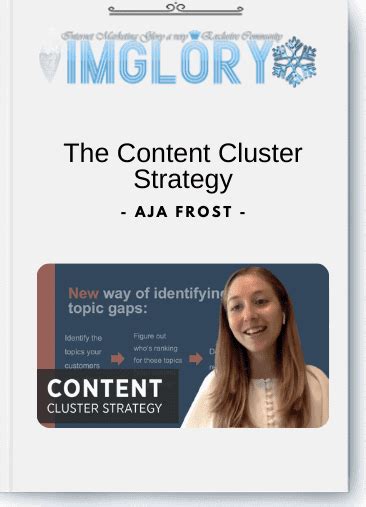 aja frost  content cluster strategy group buy imglory