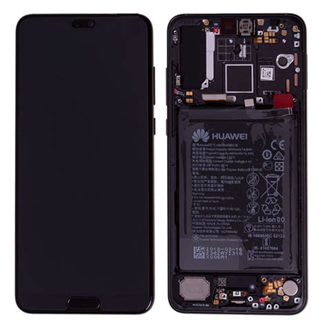 genuine huawei p pro lcd screen touch digitiser  frame battery black