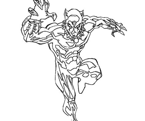 black panther coloring page coloring home