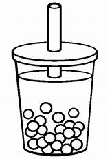Coloring Pages Tea Food Bubble Colouring Printable Drinks Print Kids sketch template