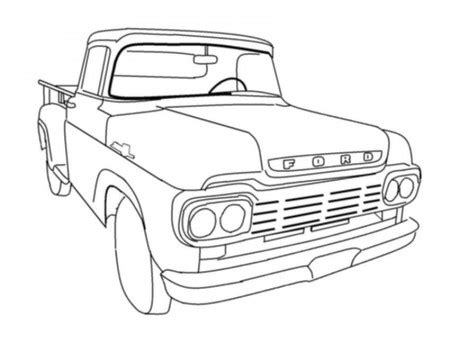 ford  color page google search truck coloring pages
