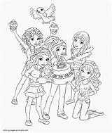 Lego Friends Coloring Pages Printable Print Girls Entitlementtrap Template sketch template