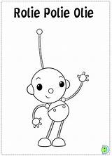 Coloring Pages Polly Rolly Polie Olie Rolie Bugs Dinokids Template sketch template