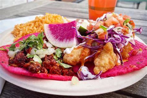 tacos made with hot pink tortillas are going viral this oakland