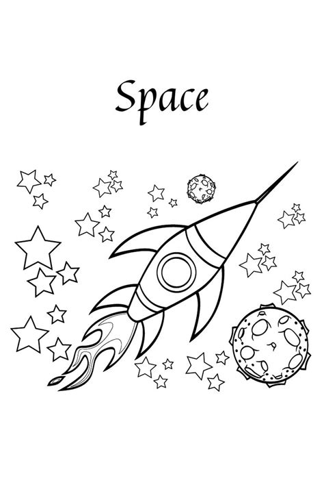space coloring pages  kids space coloring pages coloring