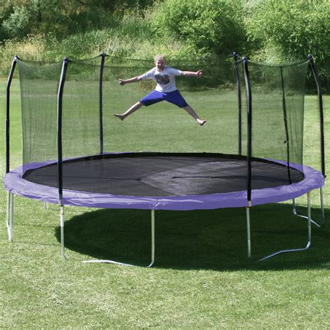 skywalker    oval trampoline  safety enclosure reviews wayfair