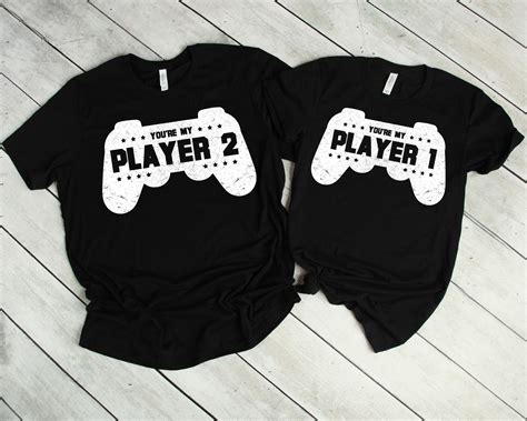 youre  player  player  shirts couple shirt gamer etsy
