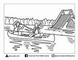 Canoeing Coloring Cpbc Sheet sketch template