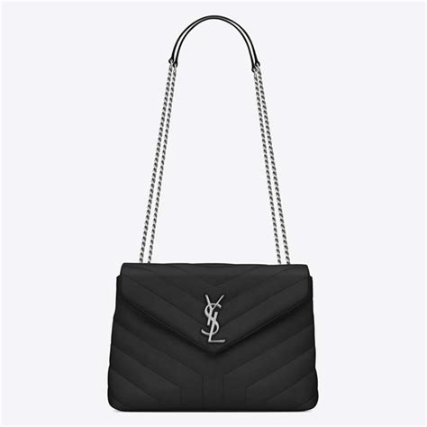 saint laurent ysl women small loulou bag  quilted leather lulux