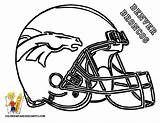 Coloring Broncos Denver Pages Football Nfl Printable Helmet Helmets Color Vikings Book Kids Popular Minnesota Super Bowl sketch template