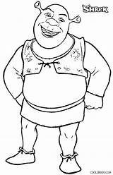 Shrek Cool2bkids Ausmalbilder Gingy Malvorlagen Ogre Gesicht sketch template