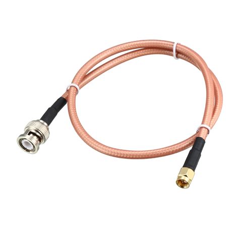 loss rf coaxial cable connection coax wire rg  sma male  bnc male cm pcs walmart