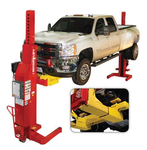 add  truck lift simply  affordably  rotary lift mach series