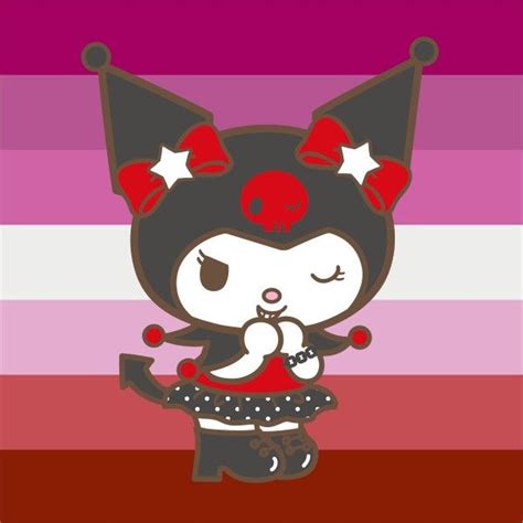 kuromi hello kitty wallpaper lesbian flag kitty wallpaper