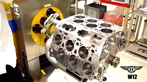 bentley  engine production assembly engine  factory youtube