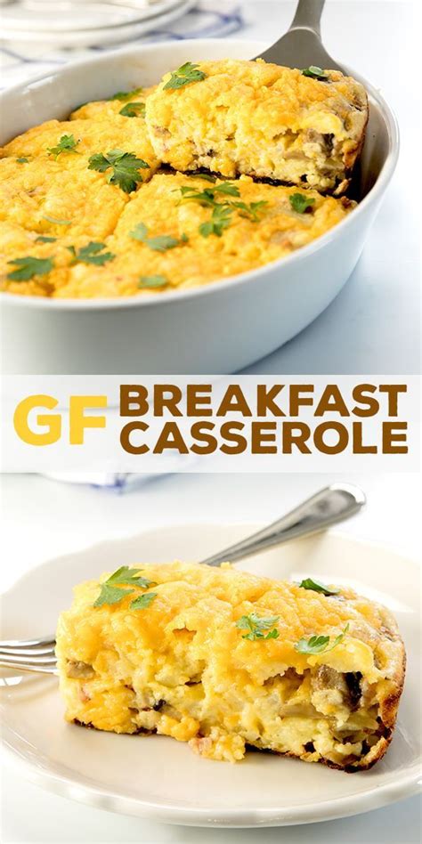 gluten  breakfast casserole easy eggs  bacon casserole
