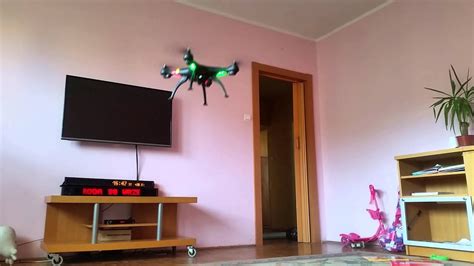 quadrocopter dron syma xw test stabilnosci youtube