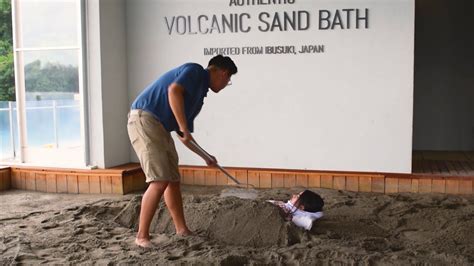 sojo spa club authentic volcanic sand bath youtube
