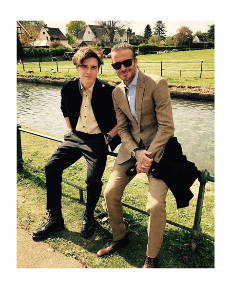 proof david and brooklyn beckham are fashion twins e news