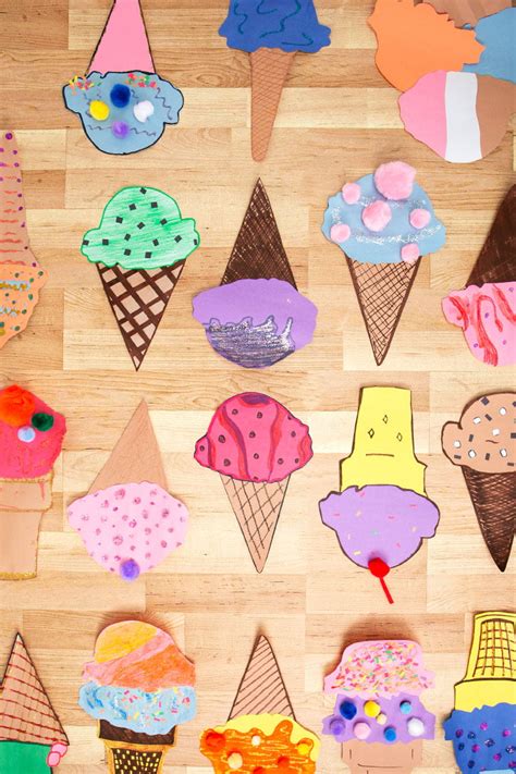 cute paper ice cream cone crafts walmartcom