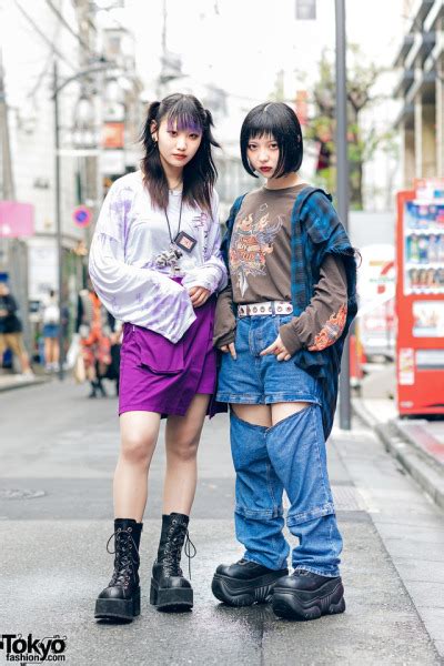 japanese teens kaeru and hina on the street in har tumbex