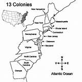 Colonies Map Blank 13 Printable England Test History Fill Activity Thirteen American Worksheet Colonial America Coloring Maps Worksheets Activities Studies sketch template