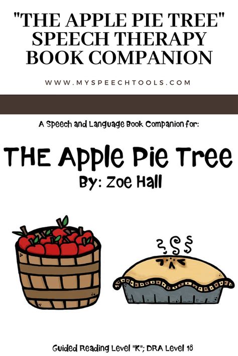 The Apple Pie Tree Speech And Language Book Companion Speech