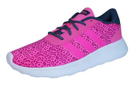 adidas neo lite racer womens trainers shoes pink  galaxysportscouk