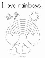 Rainbows Twisty Twistynoodle Nature sketch template