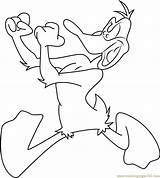 Daffy Duck Gangster sketch template