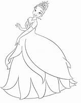 Coloring Tiana Princess Pages Frog Printable Disney Print Color Princesses Clipart Coloringhome Colouring Popular Library Coloringtop sketch template